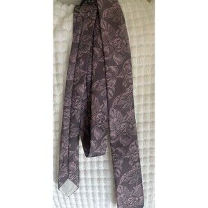 Vintage Chess King Skinny Dusty Rose Floral Tie